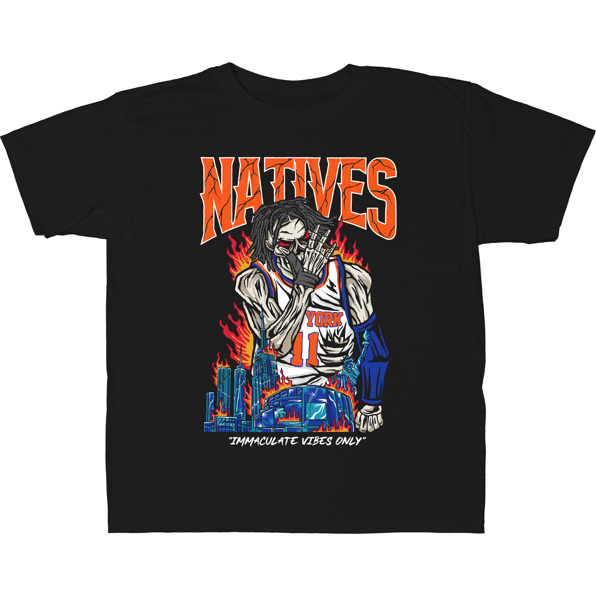 Immaculate Vibes Only T-Shirt - Home Jersey - Black - Youth