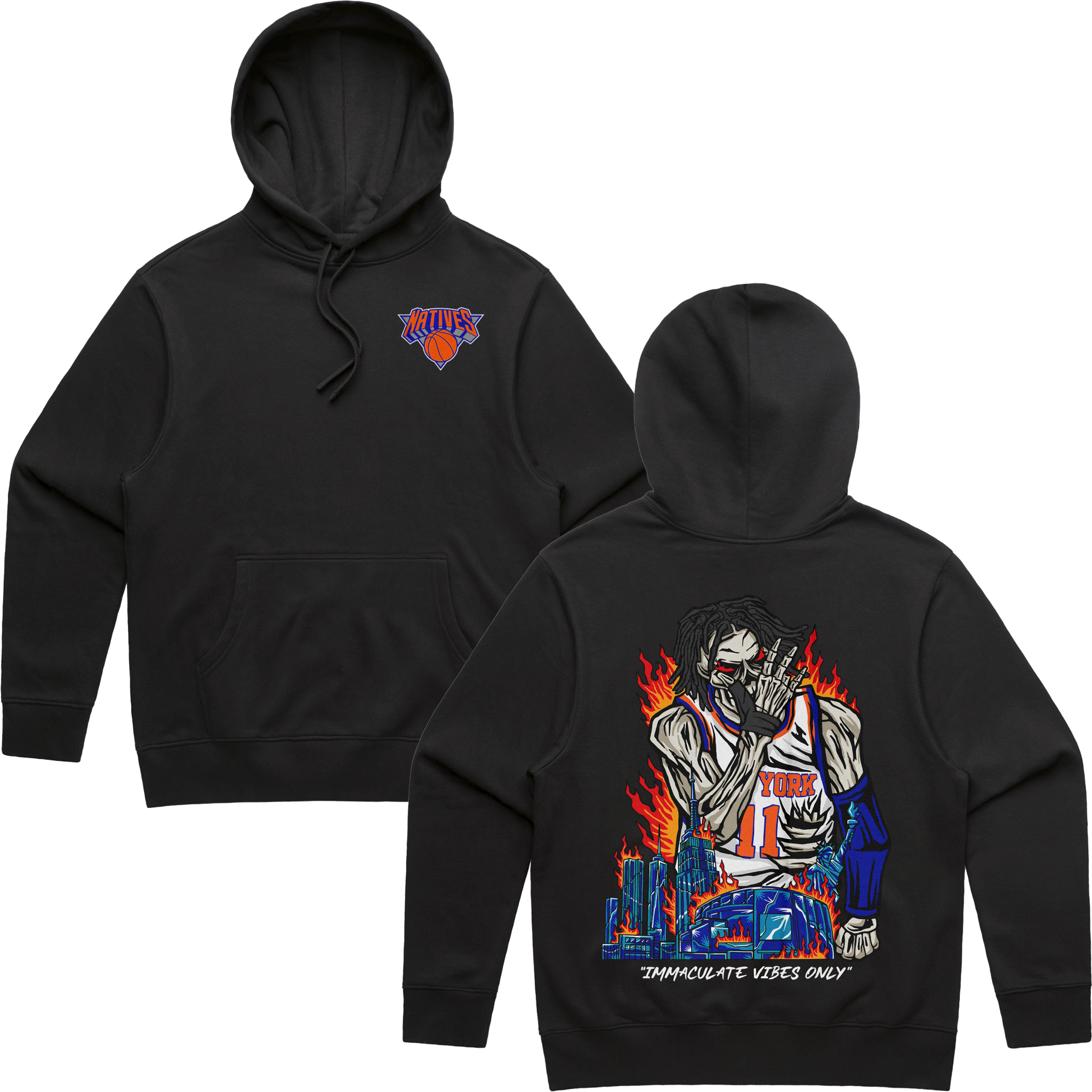 Immaculate Vibes Only Hoodie - Home Jersey - Black