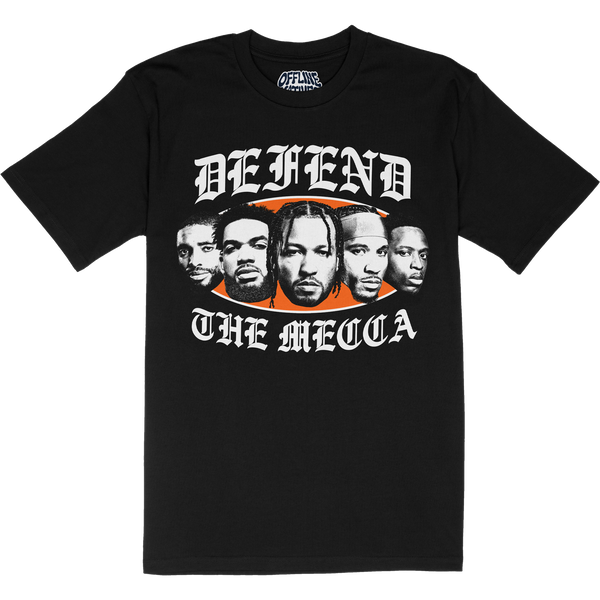 Defend The Mecca 2025 New York Knicks T-Shirt - Black