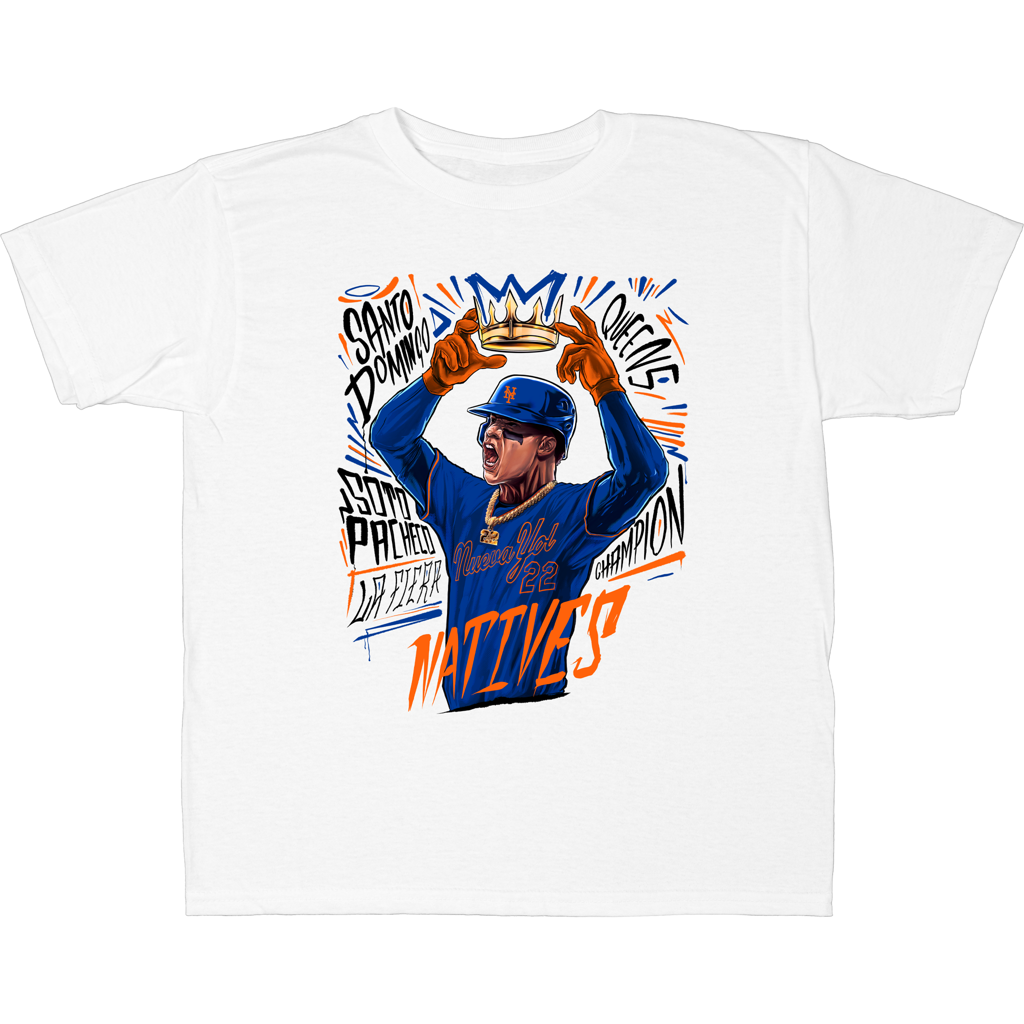 Juan Soto - NuevaYol Mets - T-Shirt - White - Youth