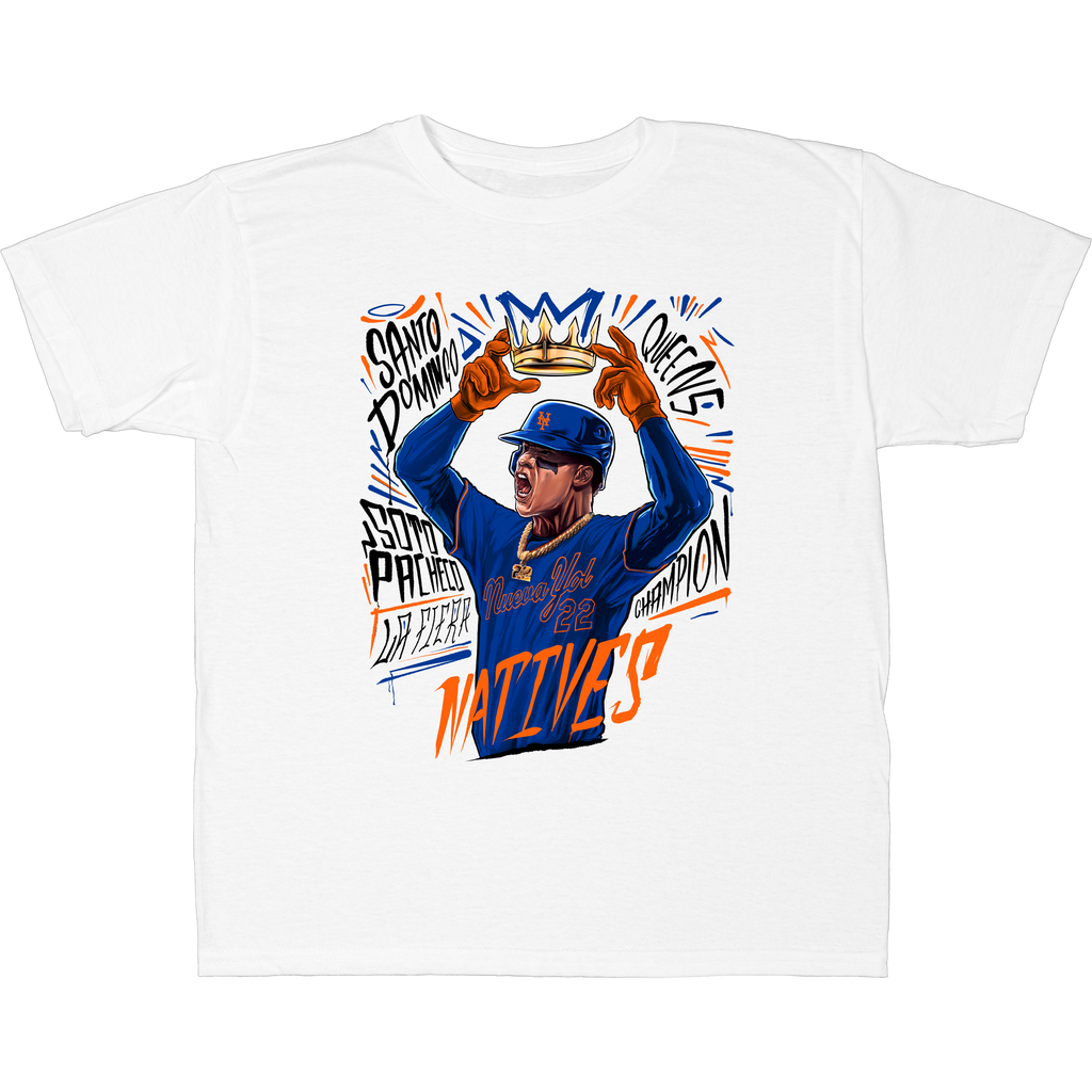 Juan Soto - NuevaYol Mets - T-Shirt - White - Youth