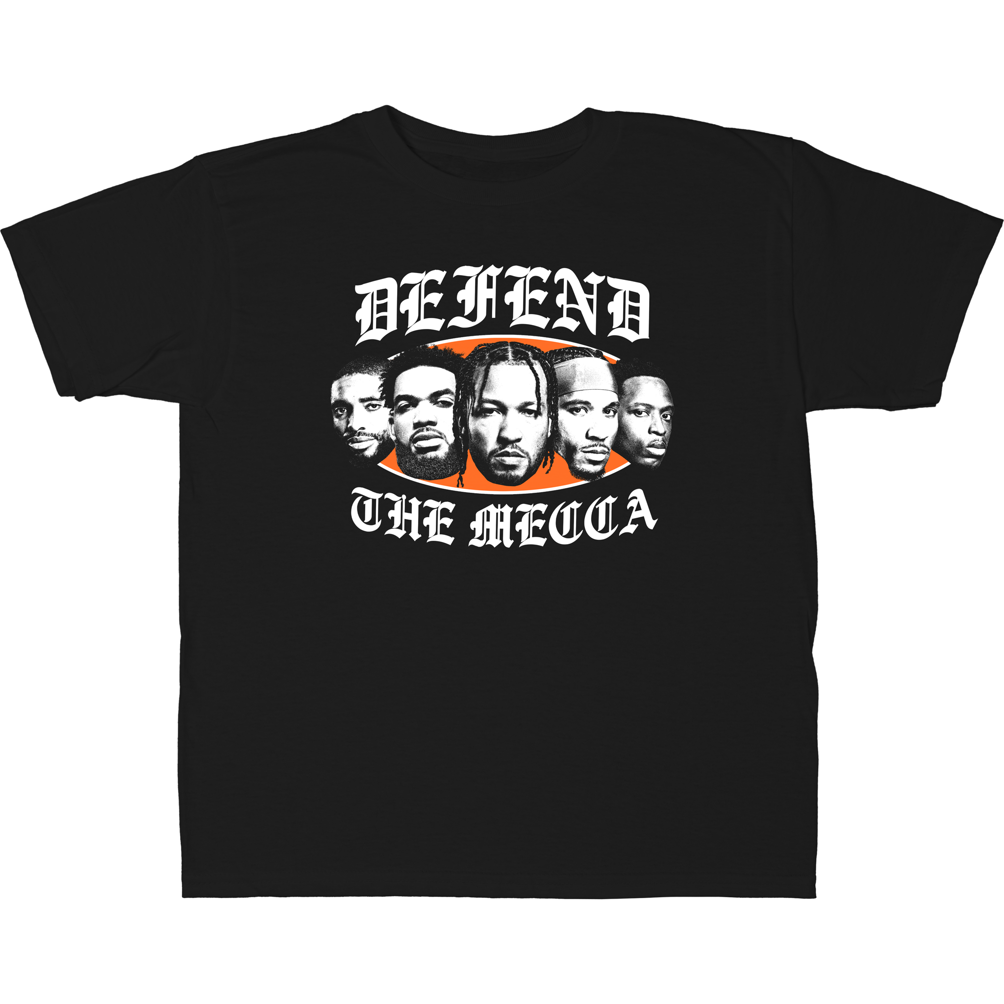 Defend The Mecca 2025 New York Knicks T-Shirt - Black - Youth