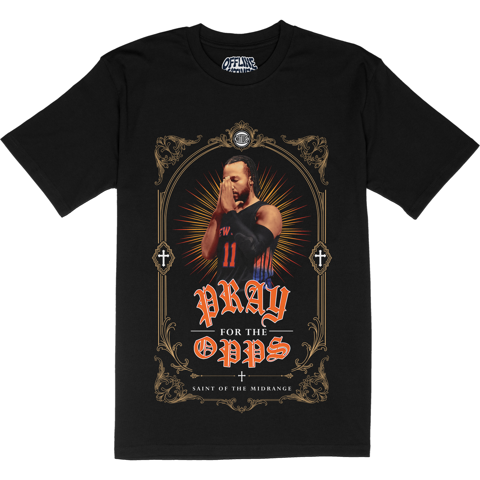 Jalen Brunson - Pray For My Opps - T-Shirt - Black