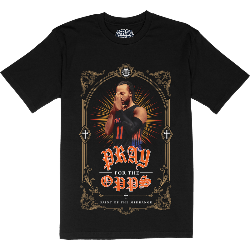 Jalen Brunson - Pray For My Opps - T-Shirt - Black