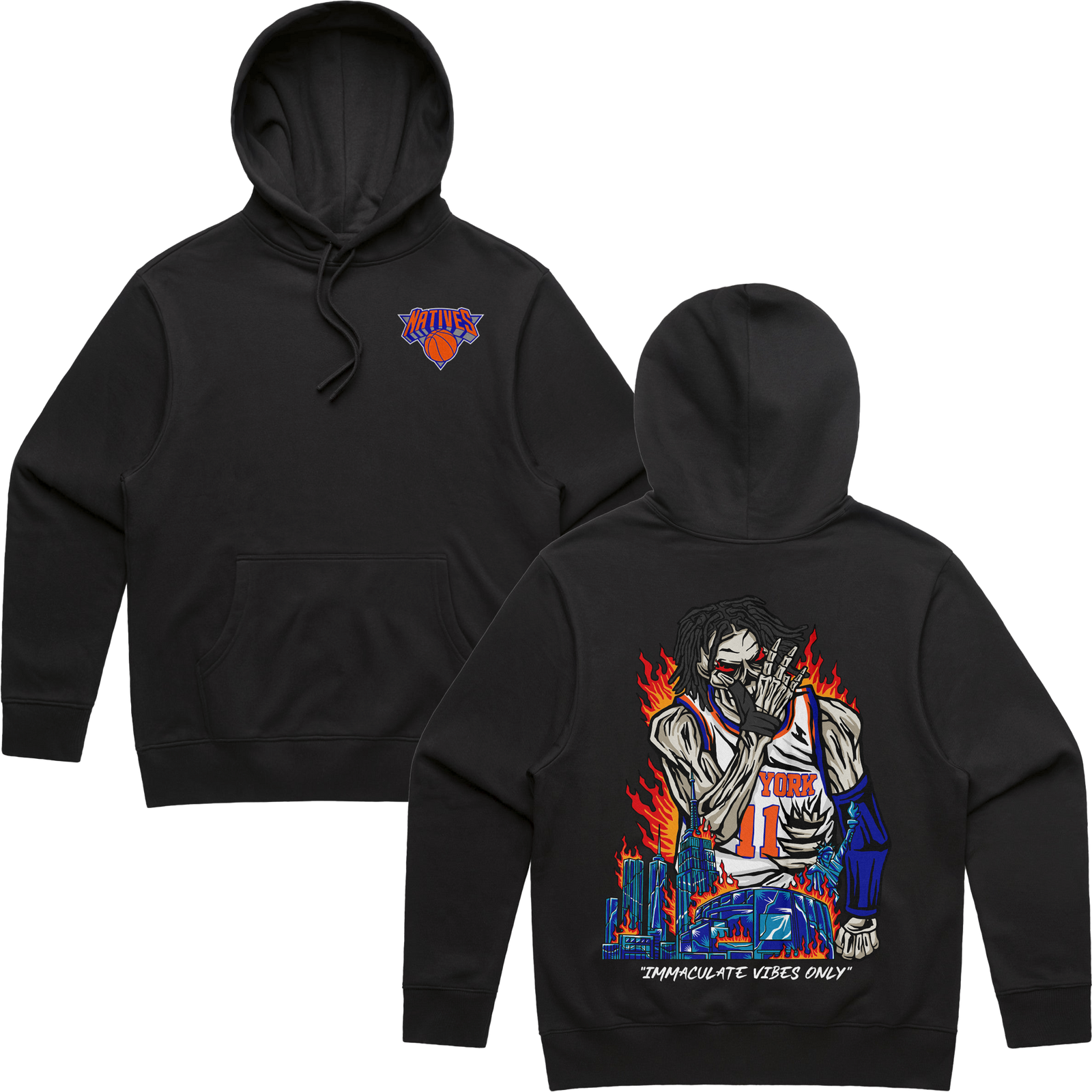Immaculate Vibes Only Hoodie - Home Jersey - Black