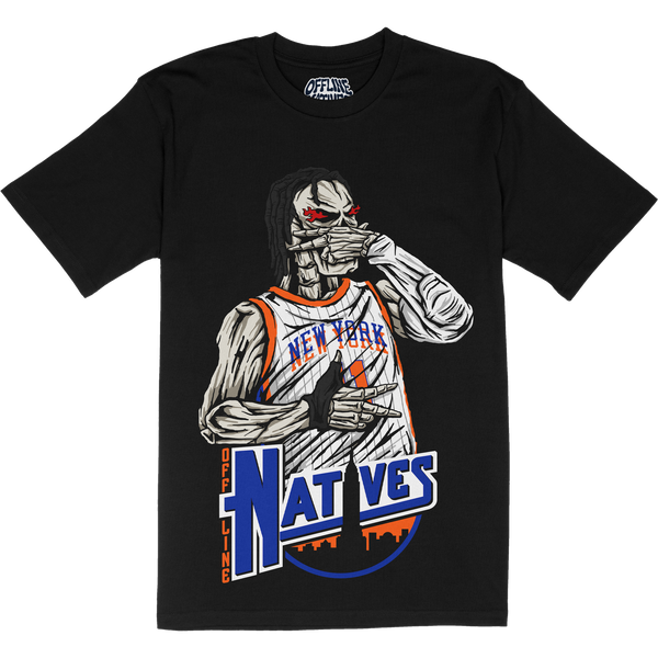 Jalen Brunson Three Point Celebration T-Shirt - 2025 City Edition - Black