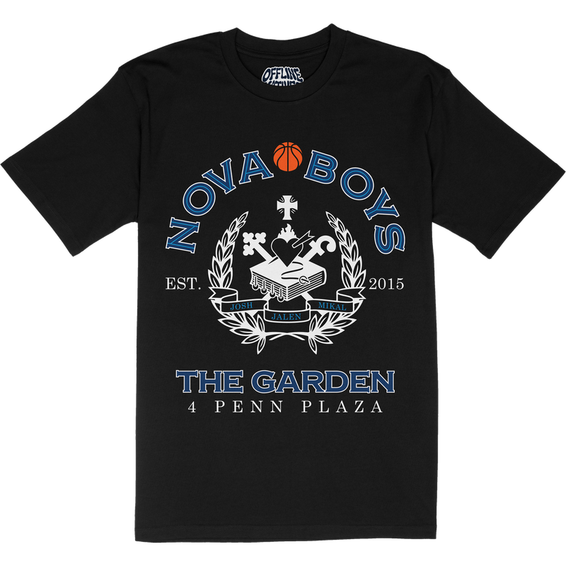 Nova Boys Collegiate T-Shirt - Black