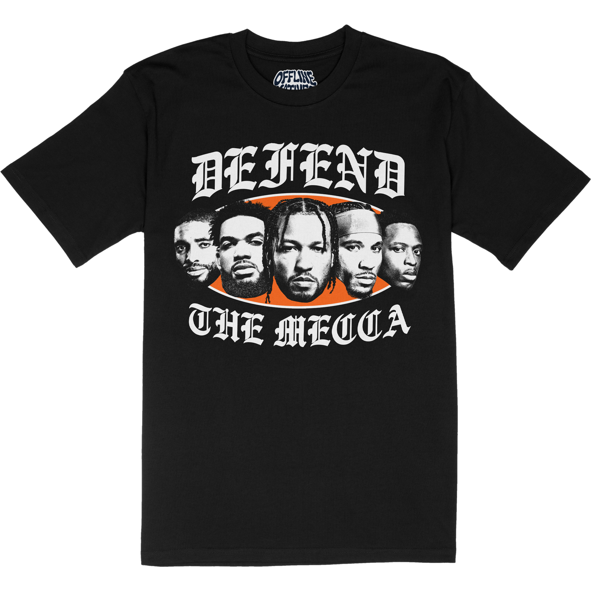 Defend The Mecca 2025 New York Knicks T-Shirt - Black