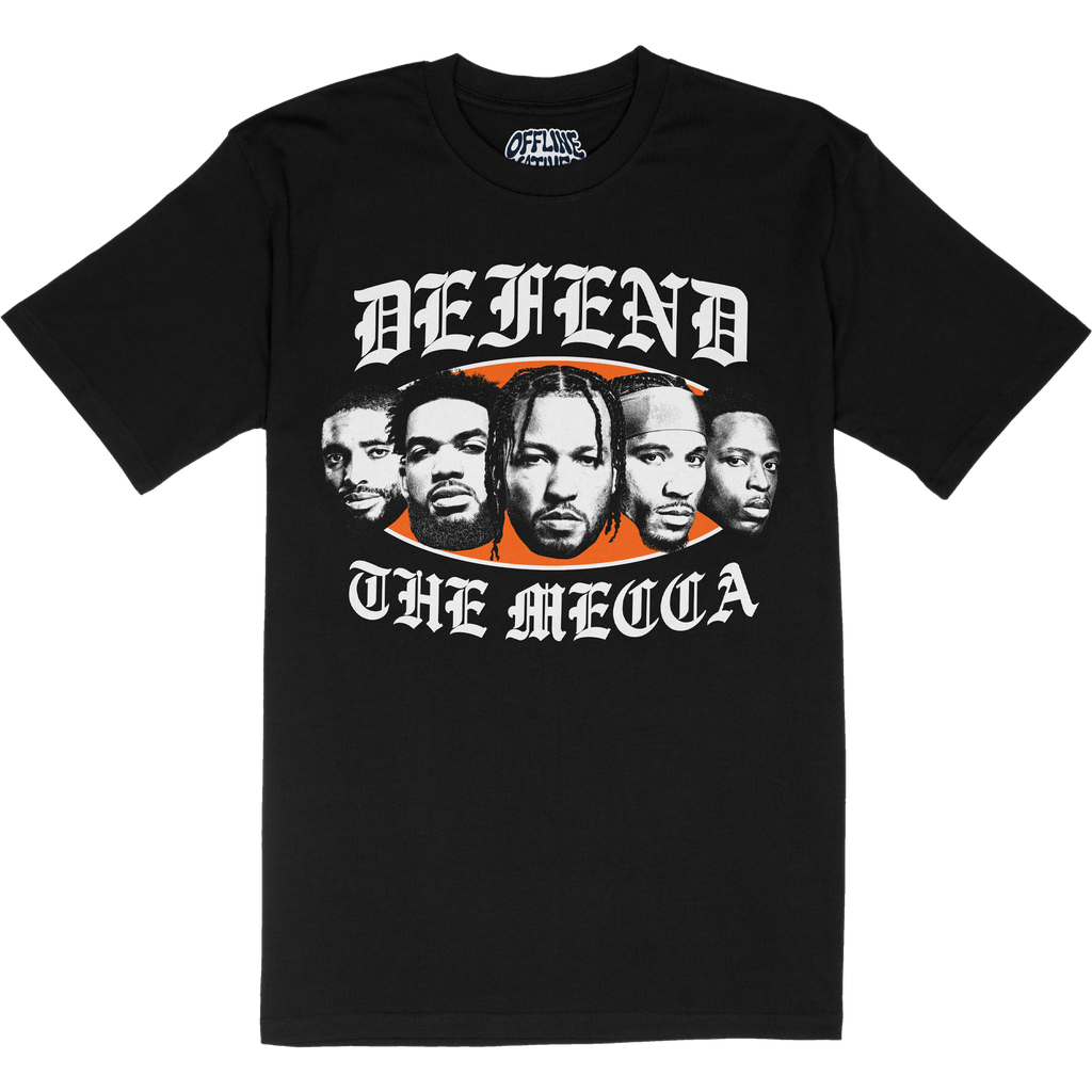 Defend The Mecca 2025 New York Knicks T-Shirt - Black