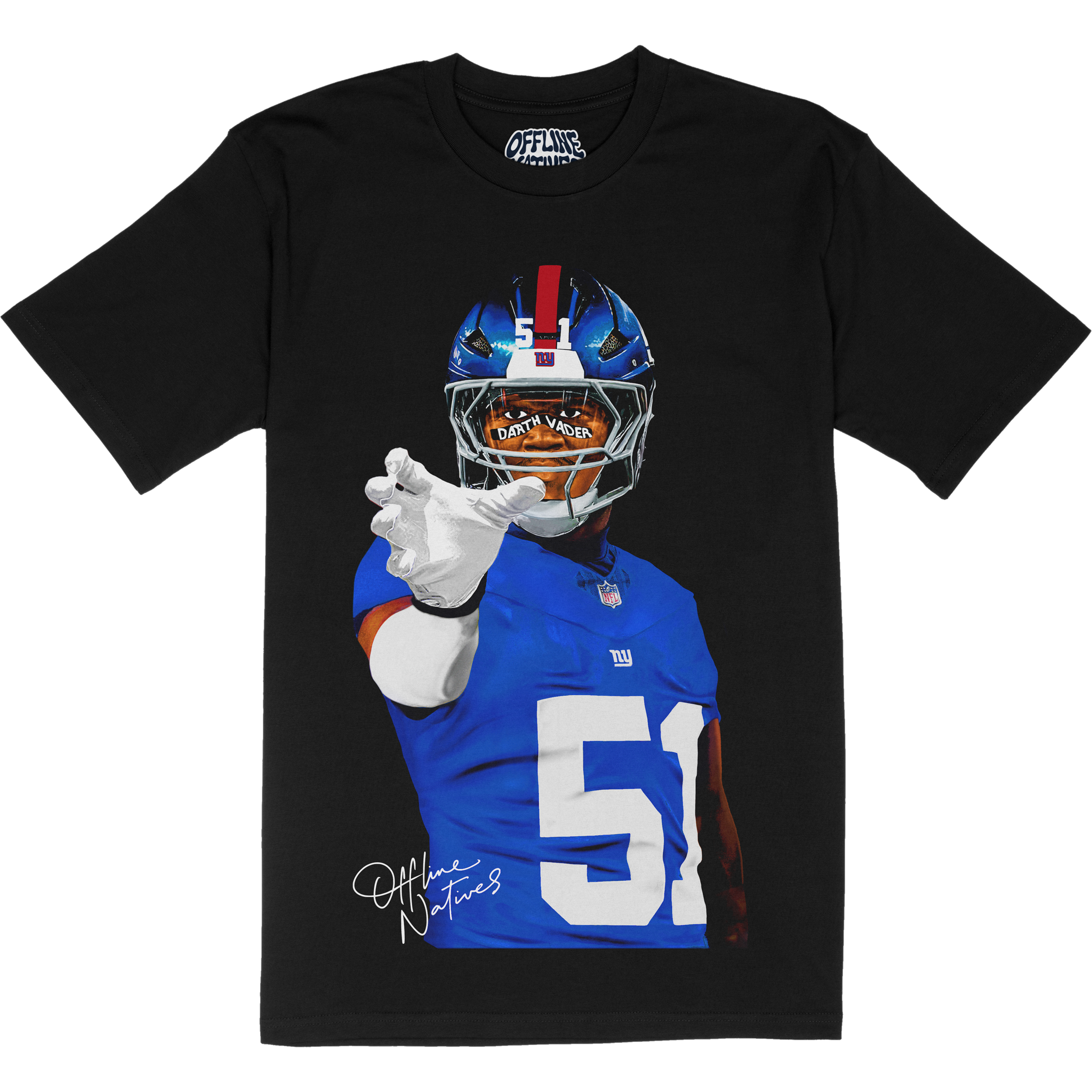 Abdul Carter - Darth Vader - T-Shirt - Black