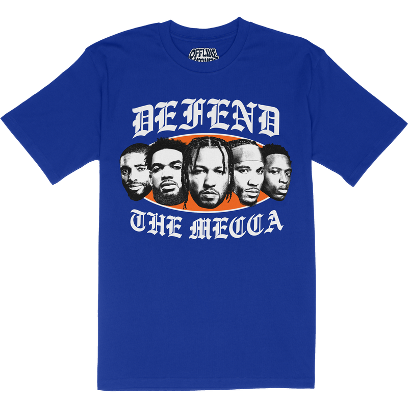 Defend The Mecca 2025 New York Knicks T-Shirt - Royal
