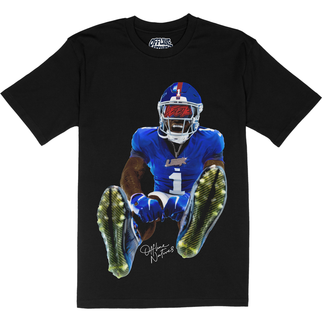 Malik Nabers - Leek - T-Shirt - Black