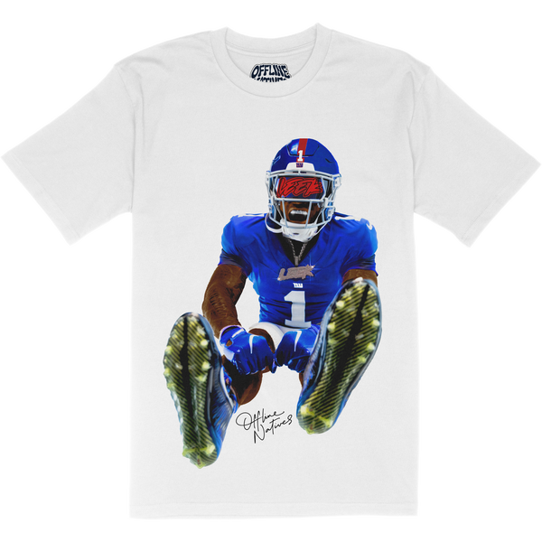 Malik Nabers - Leek - T-Shirt - White