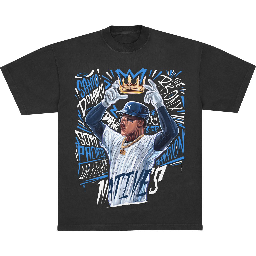 Juan Soto Crown T-Shirt - Vintage Black