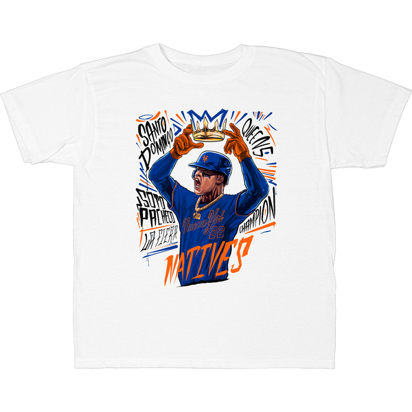 Juan Soto - NuevaYol Mets - T-Shirt - White - Youth