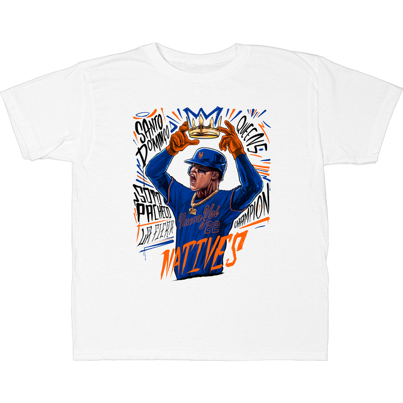 Juan Soto - NuevaYol Mets - T-Shirt - White - Youth