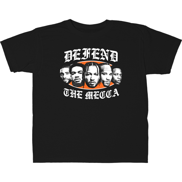 Defend The Mecca 2025 New York Knicks T-Shirt - Black - Youth