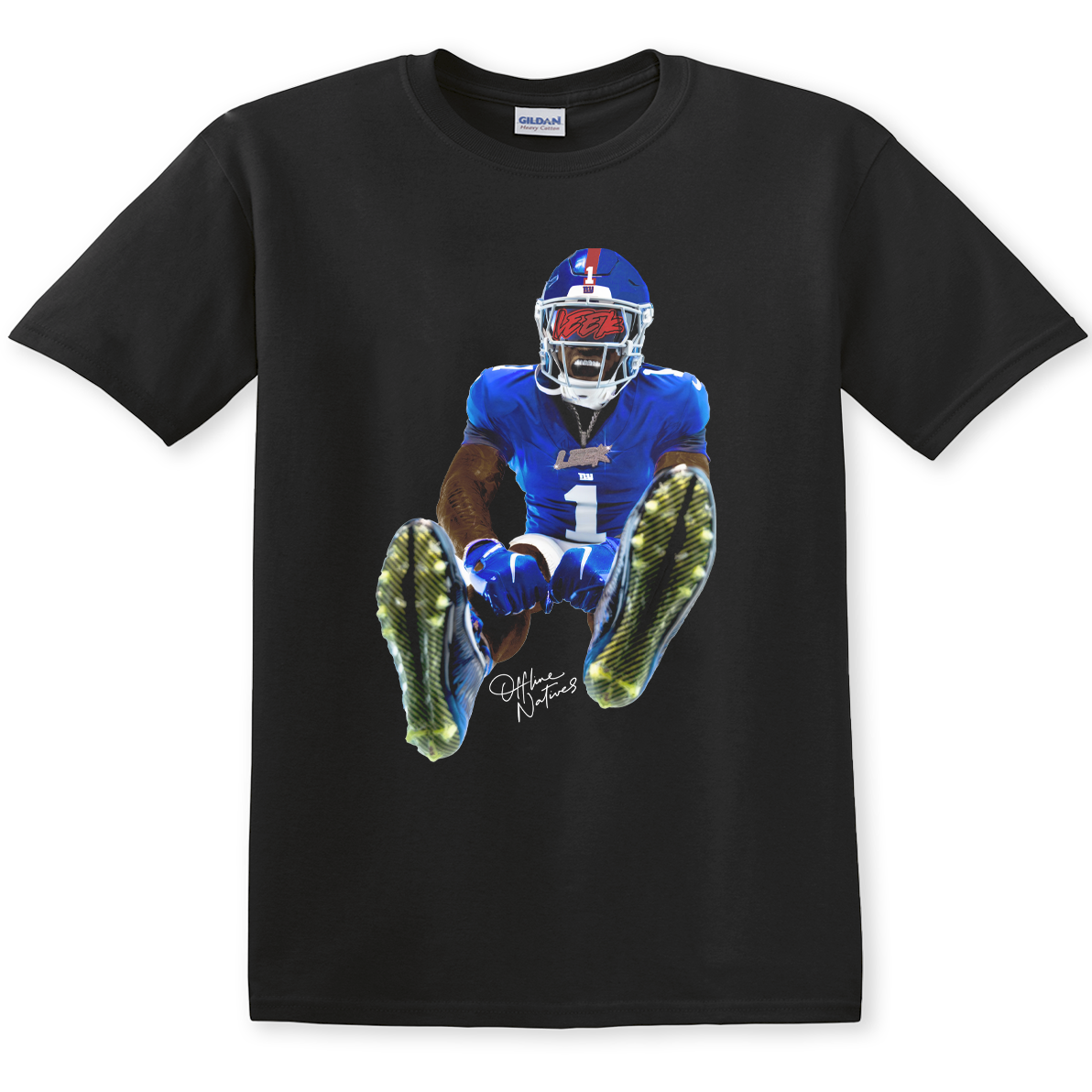 Malik Nabers - Leek - T-Shirt - Black - Youth